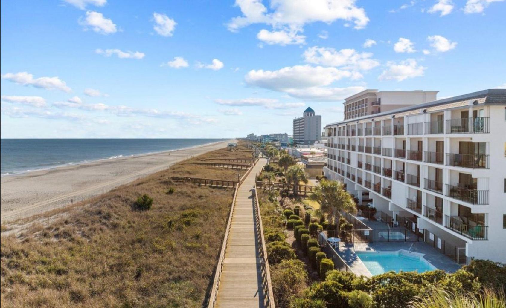 Oceanfront * Pool * Elevator * Boardwalk Appartement Carolina Beach Buitenkant foto